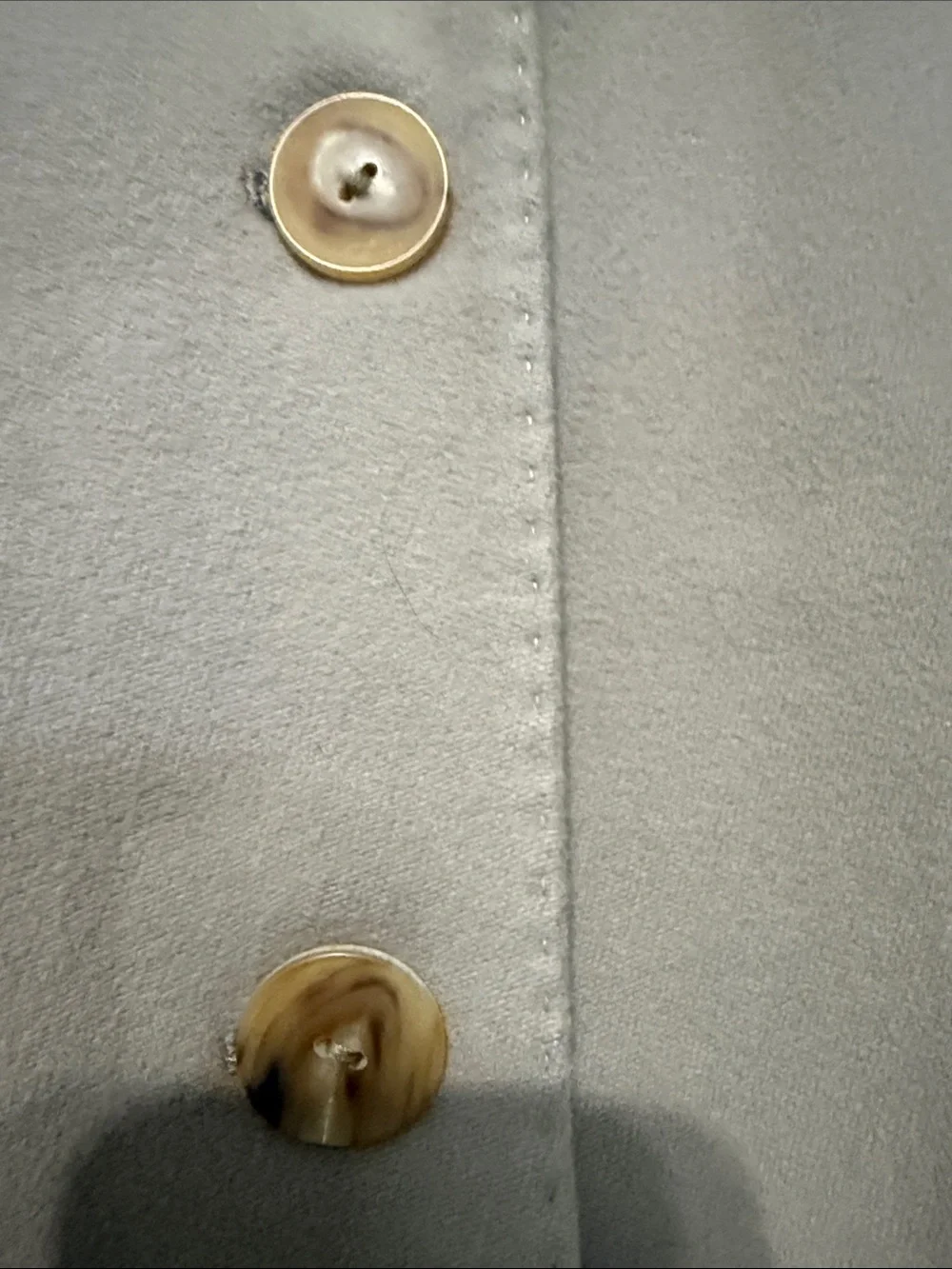 Lafayette 148 New York Vintage Taupe Wool Cashmere 3-Button Blazer Jacket Sz 10